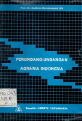 Perundangan undangan agraria Indonesia